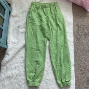 Brandy Melville Green sweatpants